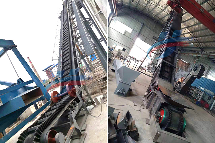 大傾角皮帶輸送（sòng）機